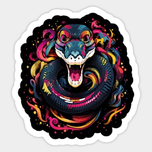 Snake Happiness Sticker